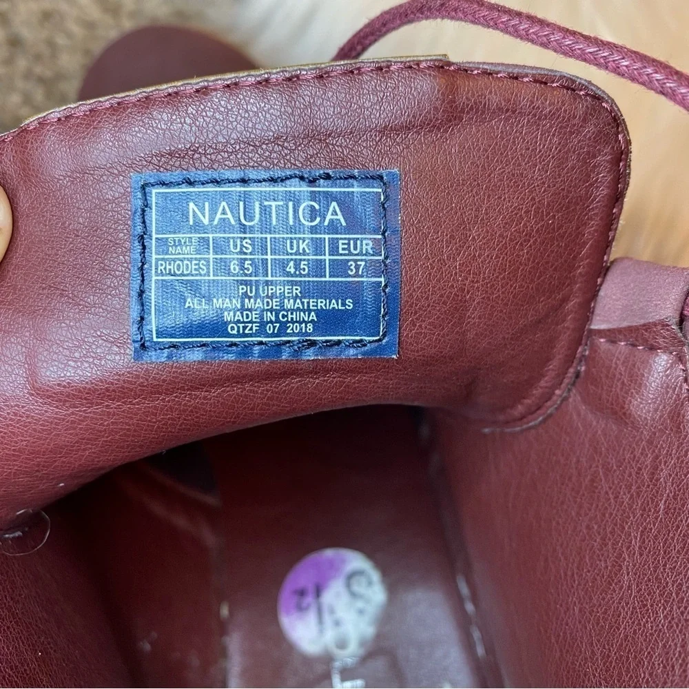 Nautica Mauve Wedges Size 6.5